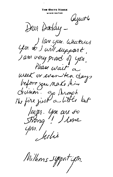  Julie's letter