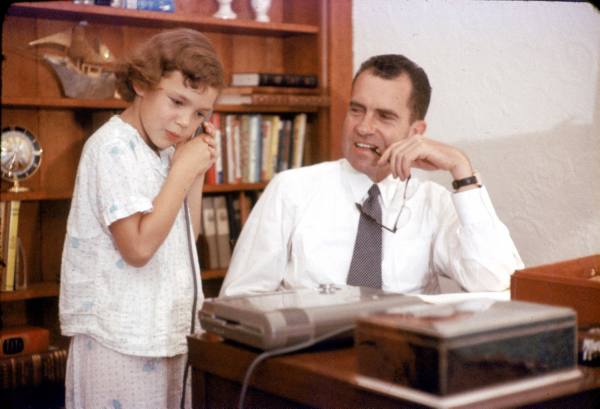 Vice President Nixon and Julie